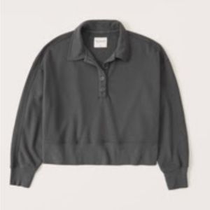 Long-Sleeve Polo Sweater